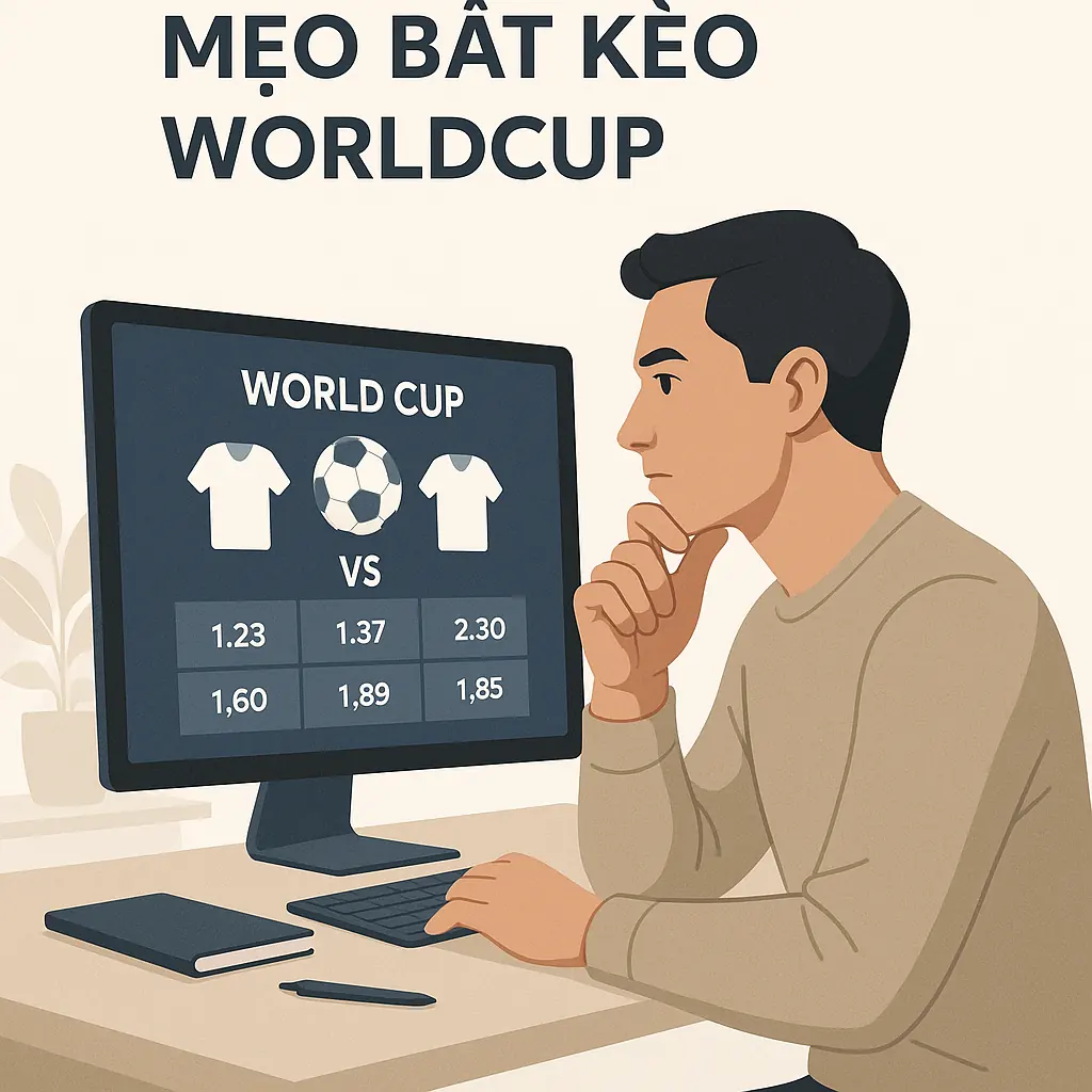 Người hâm mộ phân tích tỷ lệ kèo Worldcup trên màn hình trước trận đấu